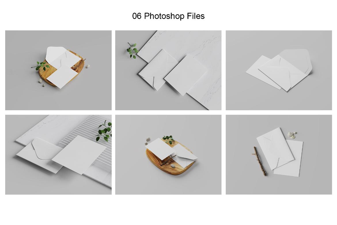 A2 Card & Envelope Mockup