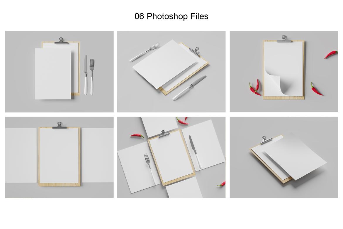 Restaurant Menu Mockup