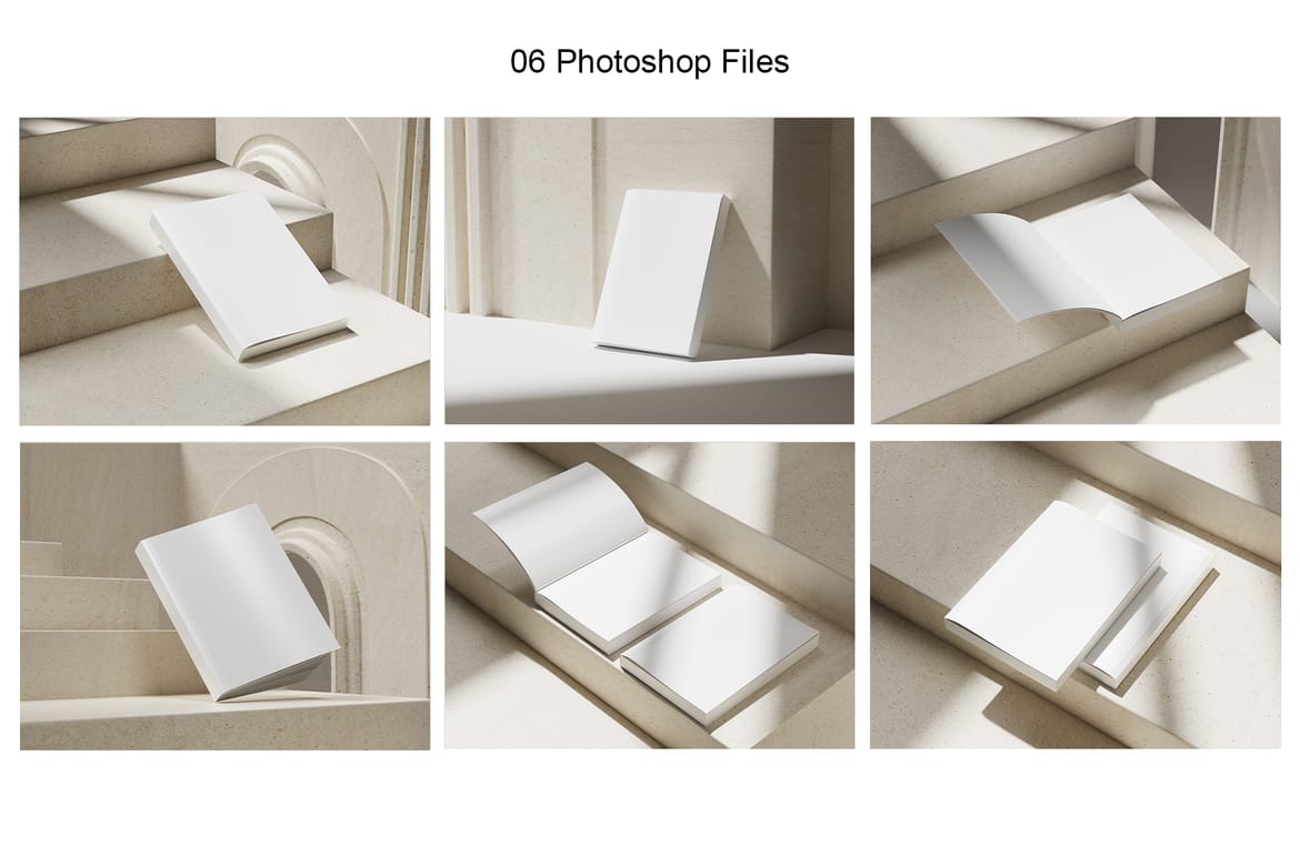 Soft Cover Book A4 Mockup