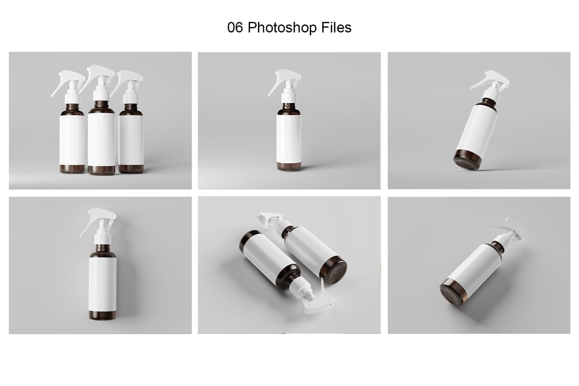 Spray Bottle Mockup