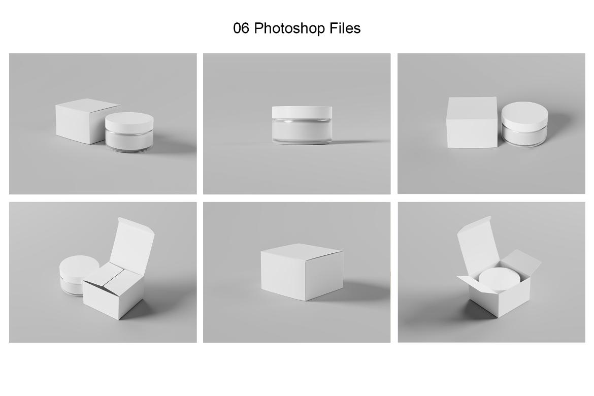 Cosmetic and Box Packaging Mockup