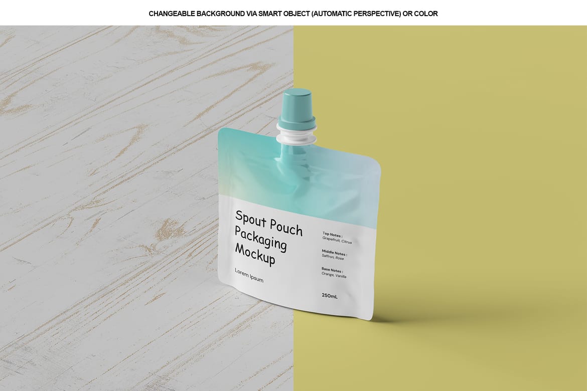 Spout Pouch Packaging Mockup