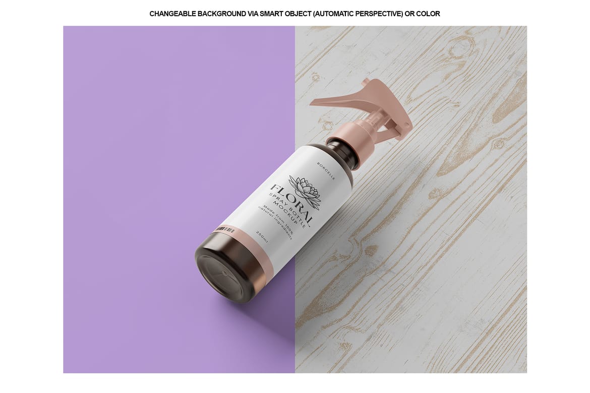 Spray Bottle Mockup
