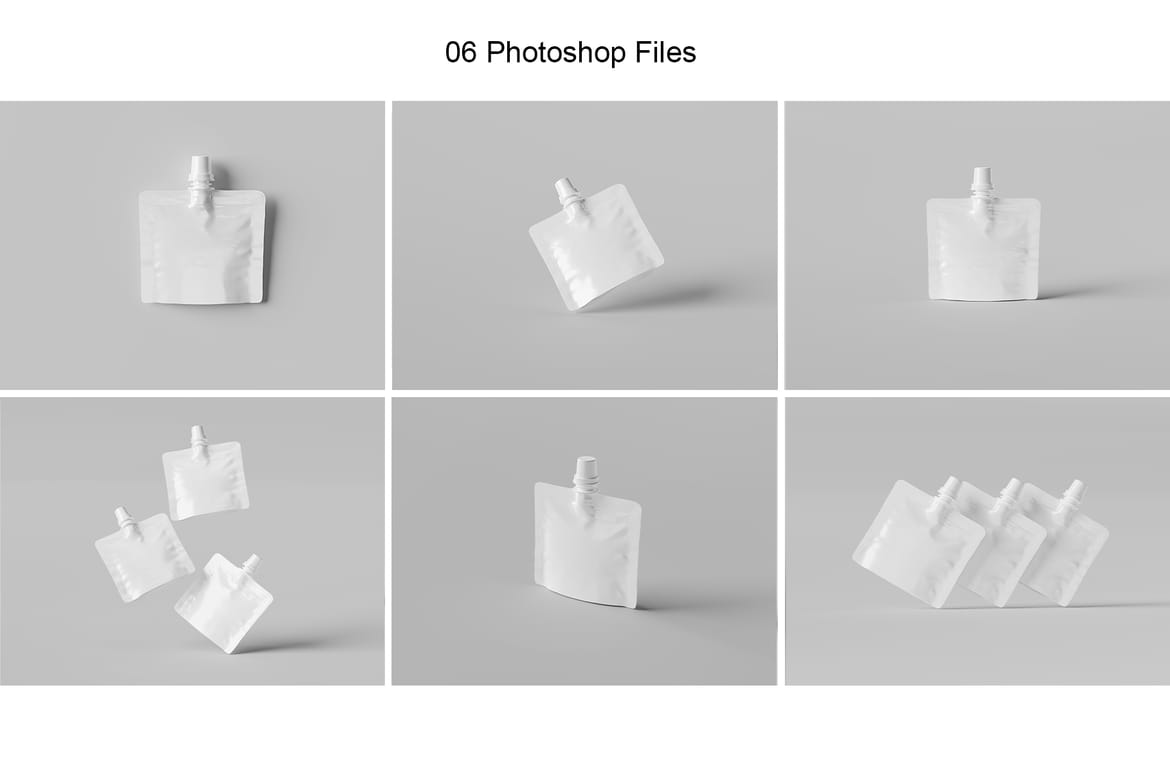 Spout Pouch Packaging Mockup