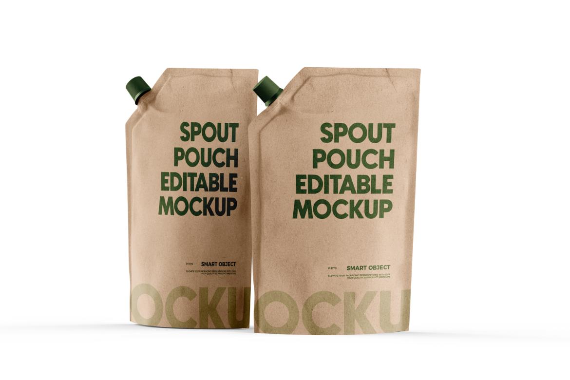 Standup Spout Pouch Mockup