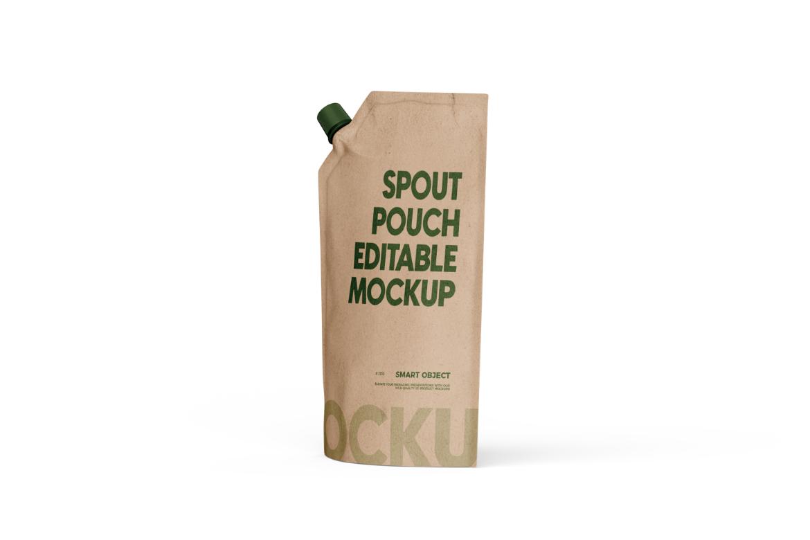 Standup Spout Pouch Mockup