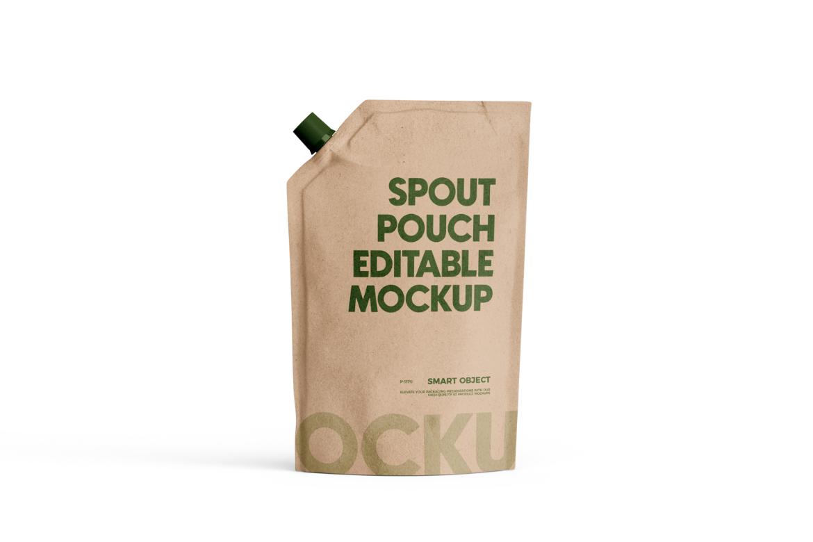 Standup Spout Pouch Mockup