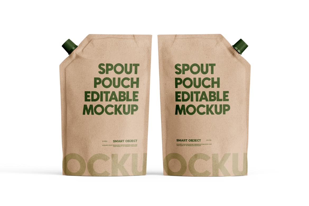 Standup Spout Pouch Mockup