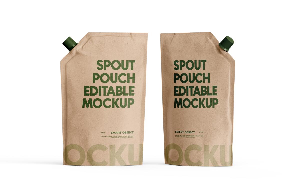 Standup Spout Pouch Mockup