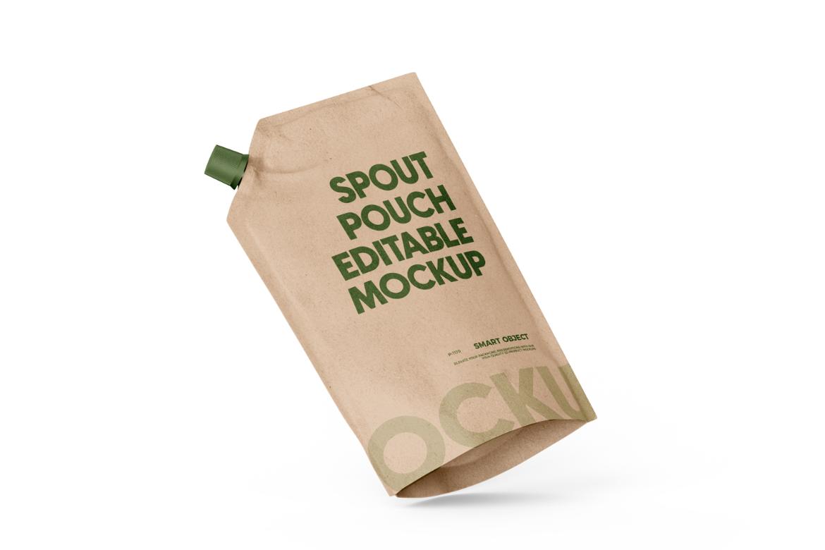 Standup Spout Pouch Mockup