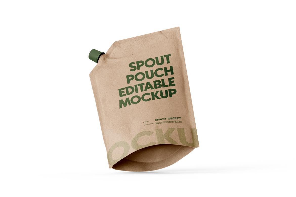 Standup Spout Pouch Mockup