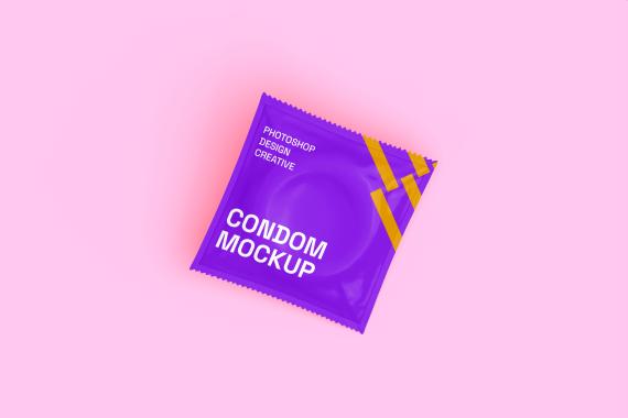 Condom Mockup