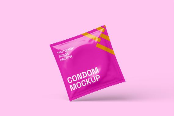 Condom Mockup