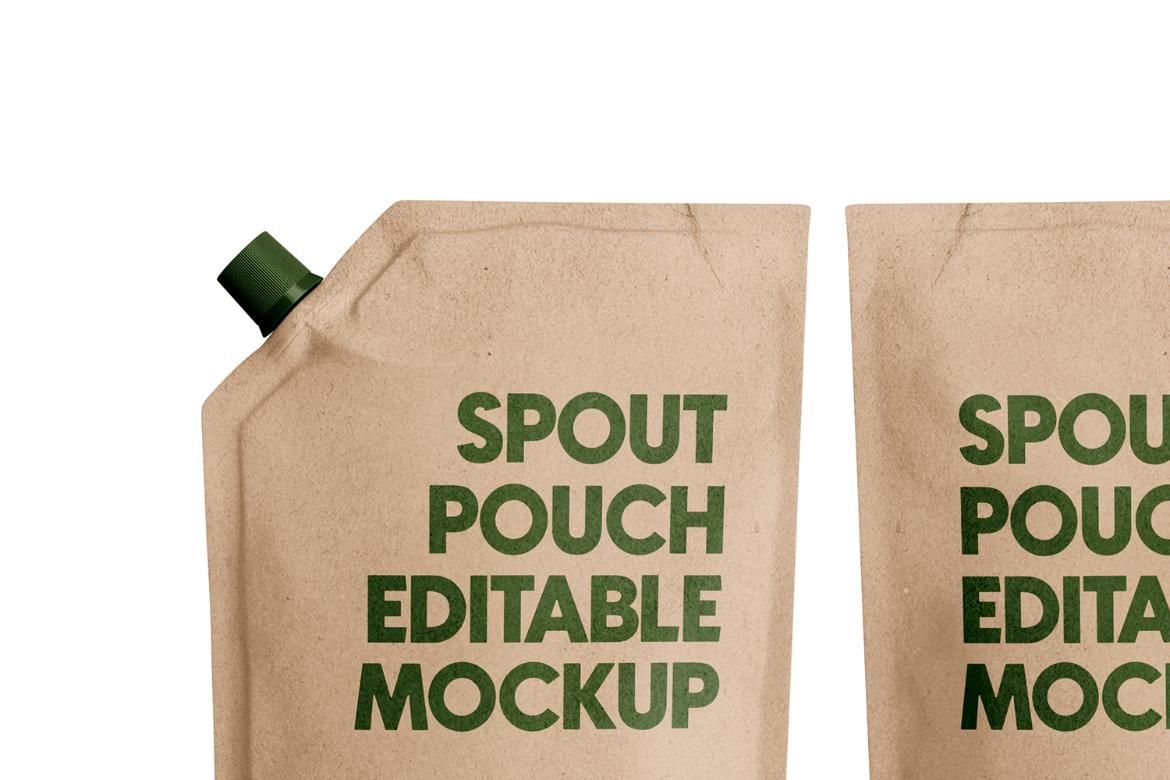 Standup Spout Pouch Mockup