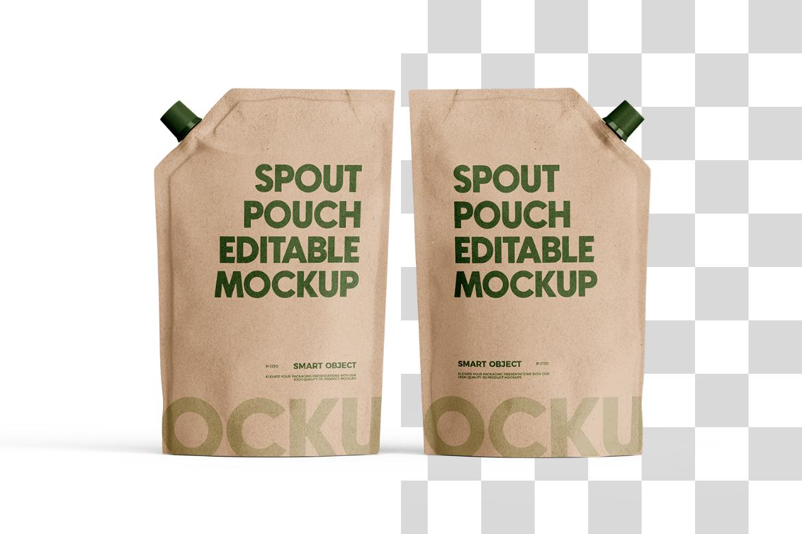 Standup Spout Pouch Mockup