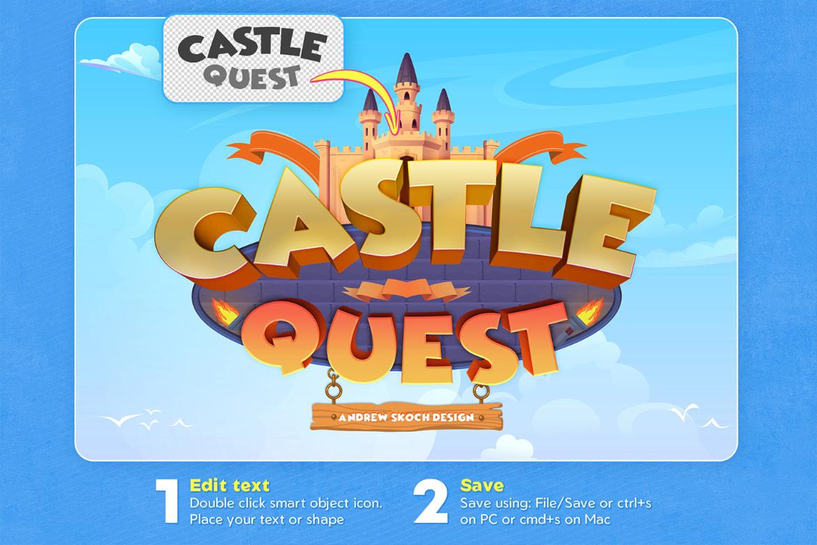 Cartoon Gaming Text Effects