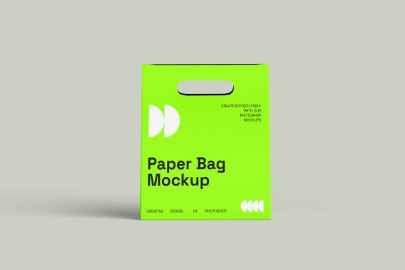 Paper Bag Packaging Mockup