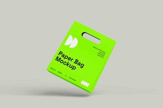 Paper Bag Packaging Mockup