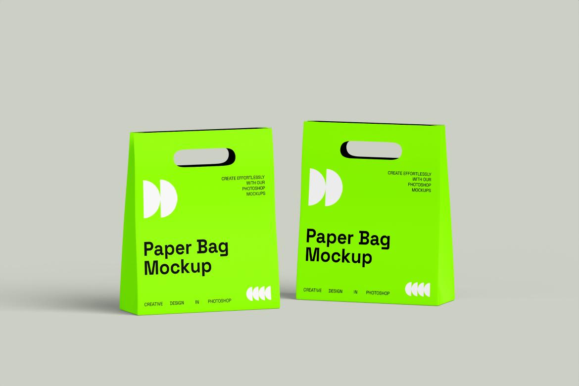 Paper Bag Packaging Mockup