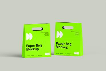 Paper Bag Packaging Mockup
