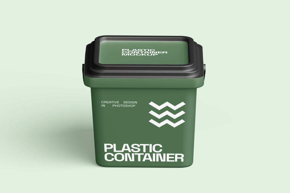 Plastic Container Mockup