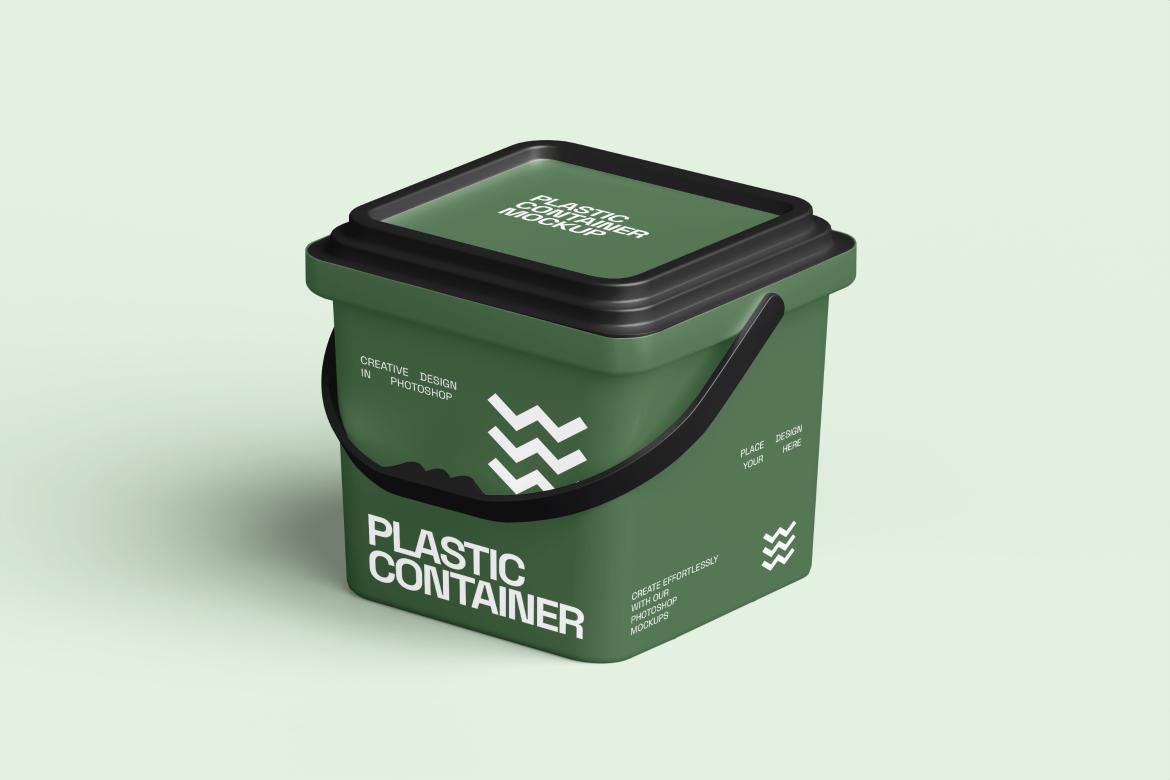 Plastic Container Mockup