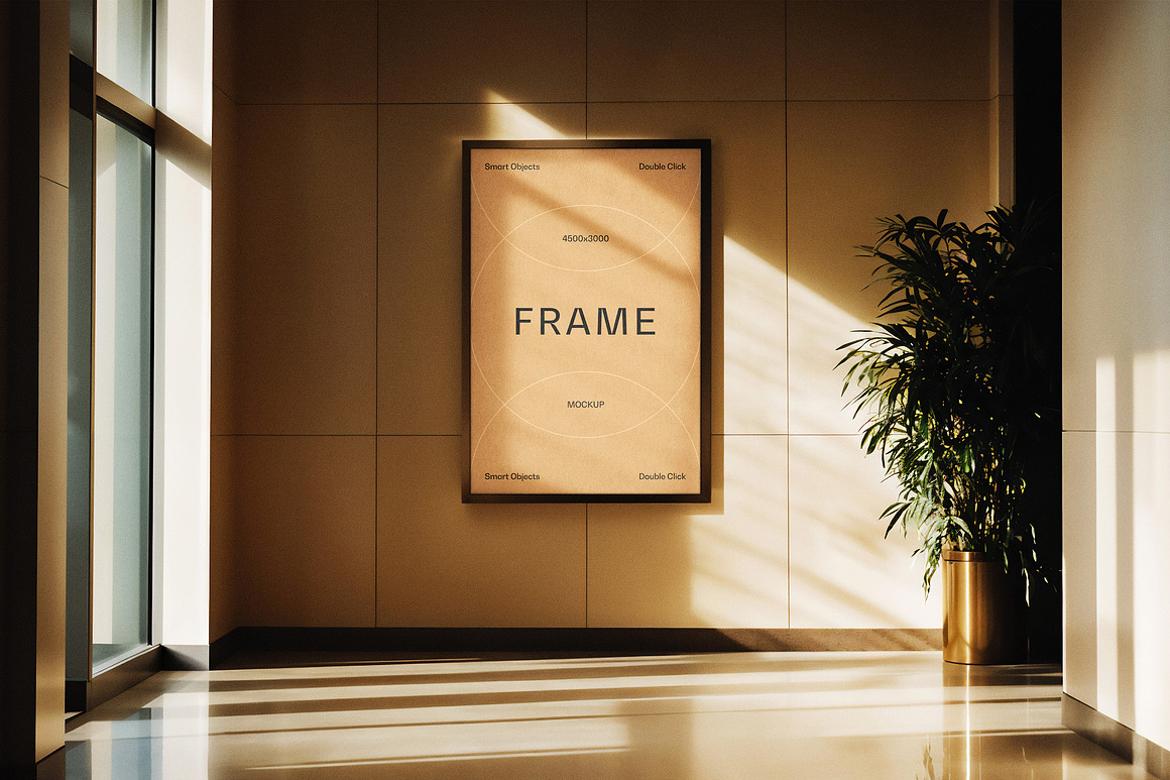 Framed Office Poster Mockup