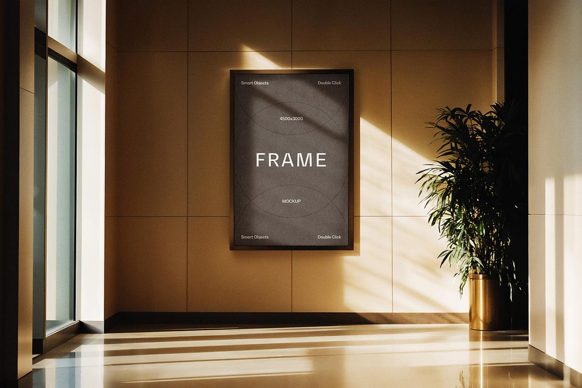 Framed Office Poster Mockup