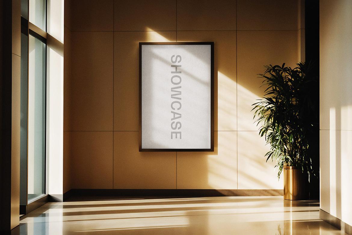 Framed Office Poster Mockup