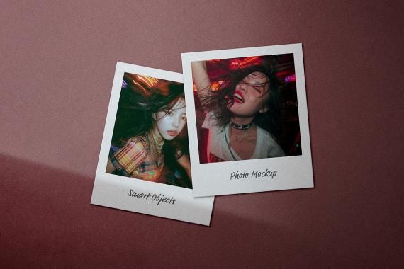 Polaroid Mockup Scenes