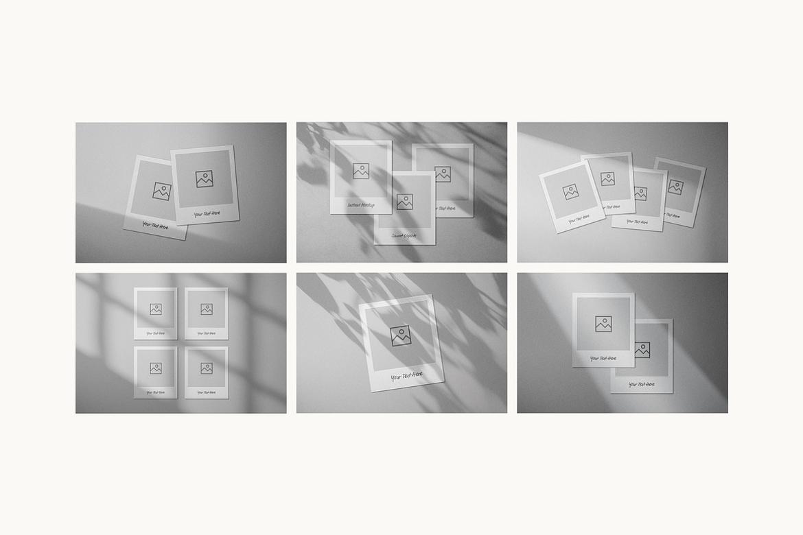Polaroid Mockup Scenes