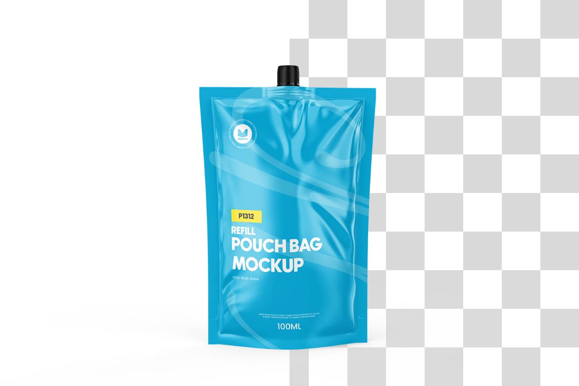 Realistic Spout Pouch Mockup