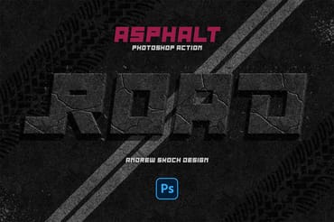 Asphalt Photoshop Action