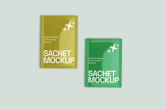 Sachet Packaging Mockup