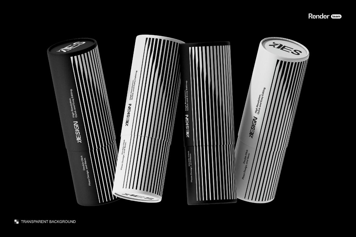 Paper Tube Mockup Set