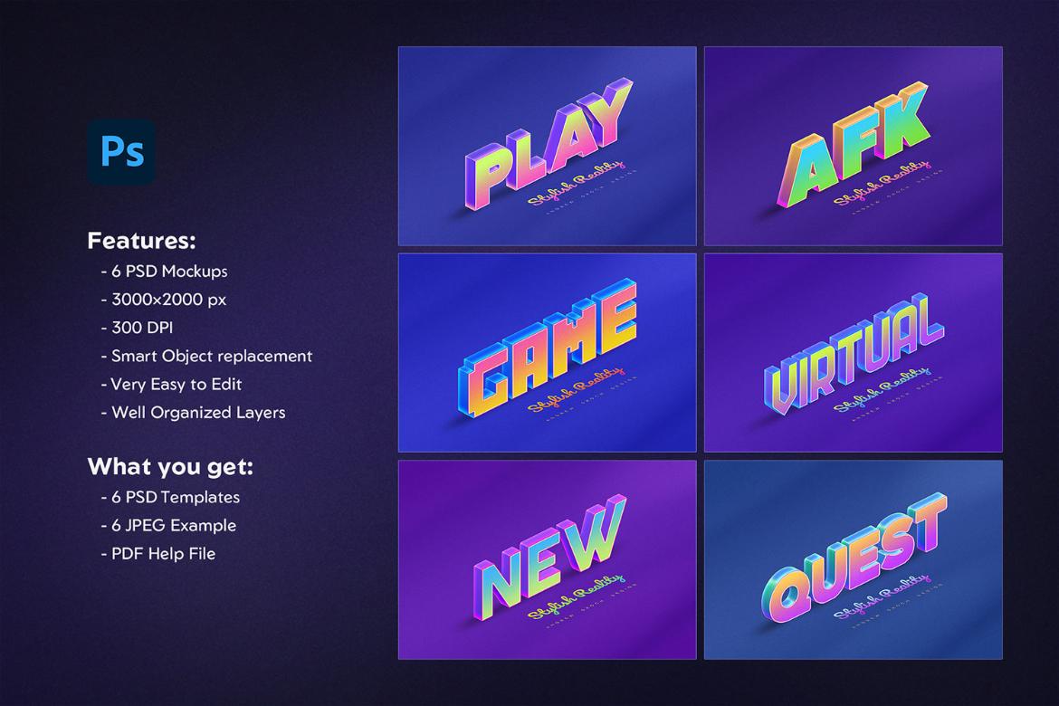 Gaming 3D Text Effects