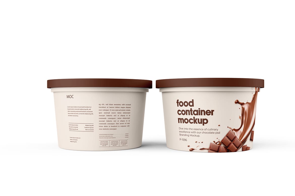 Ice Cream Cup Mockup