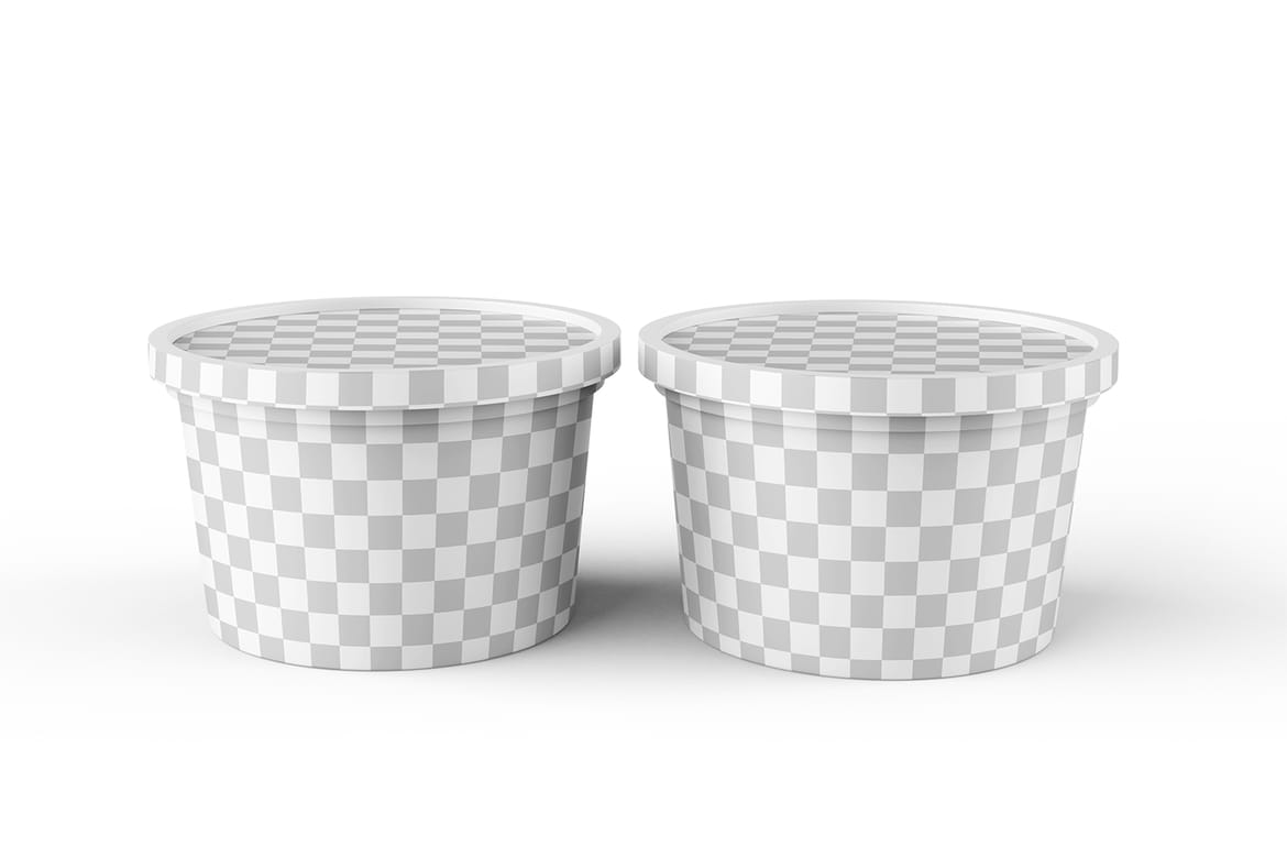 Ice Cream Cup Mockup