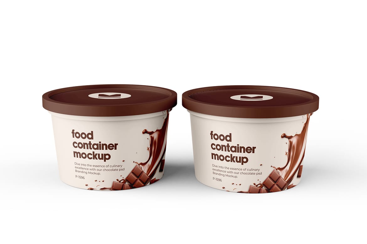 Ice Cream Cup Mockup