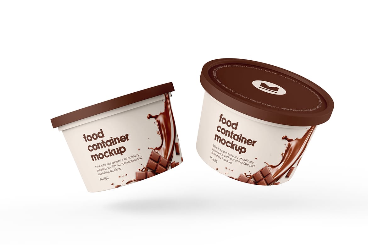 Ice Cream Cup Mockup