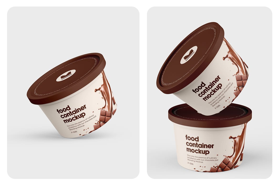 Ice Cream Cup Mockup