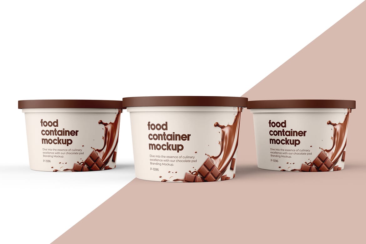 Ice Cream Cup Mockup