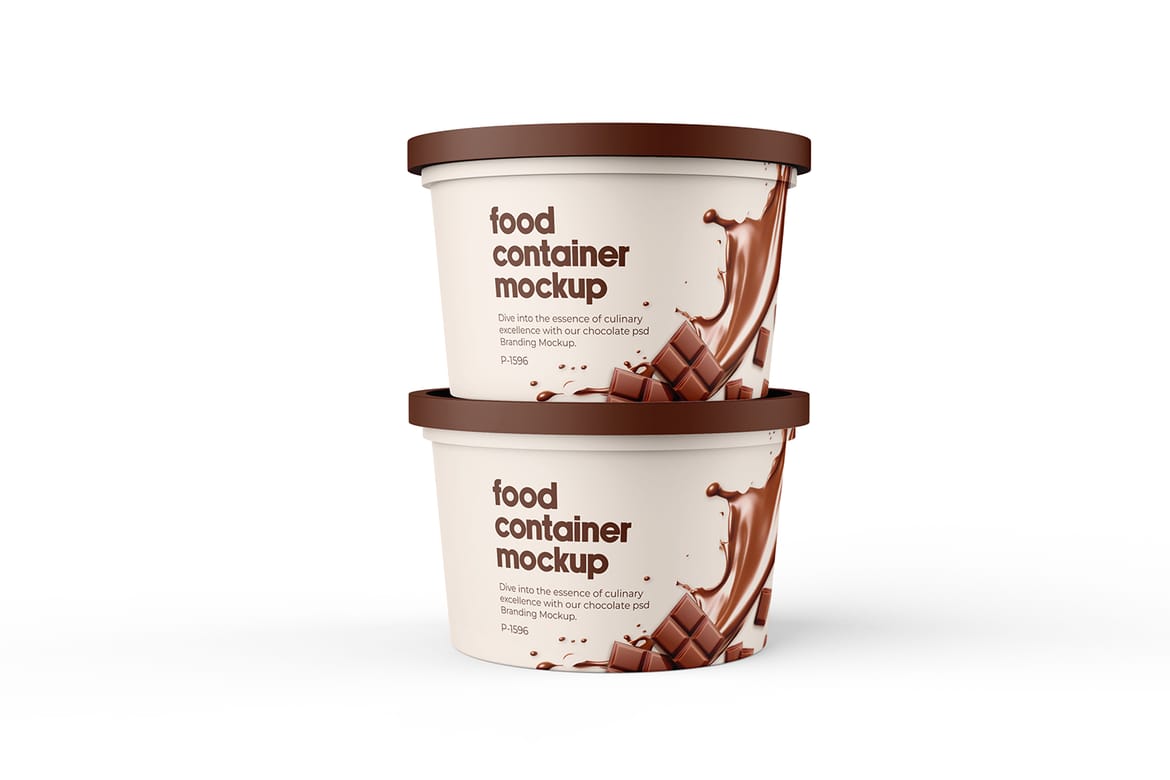 Ice Cream Cup Mockup