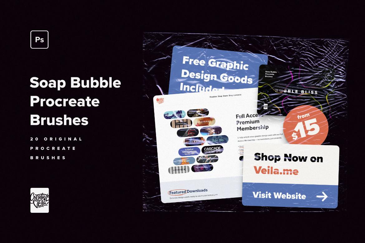 Soap Bubble Procreate Brushes
