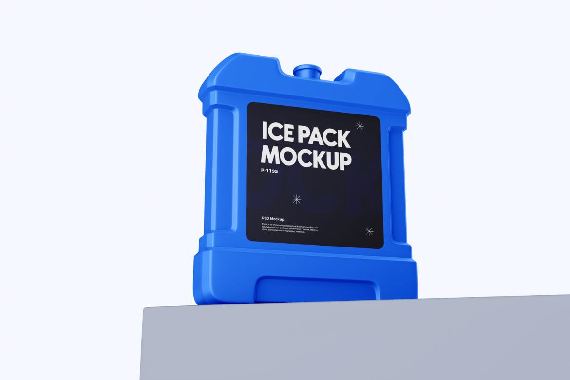 Ice Pack Mockup for Cooler