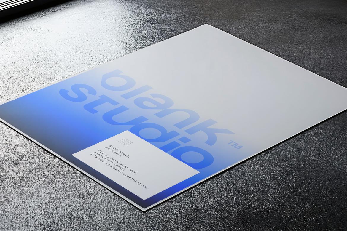 DIN Poster Paper Mockup Bundle 9
