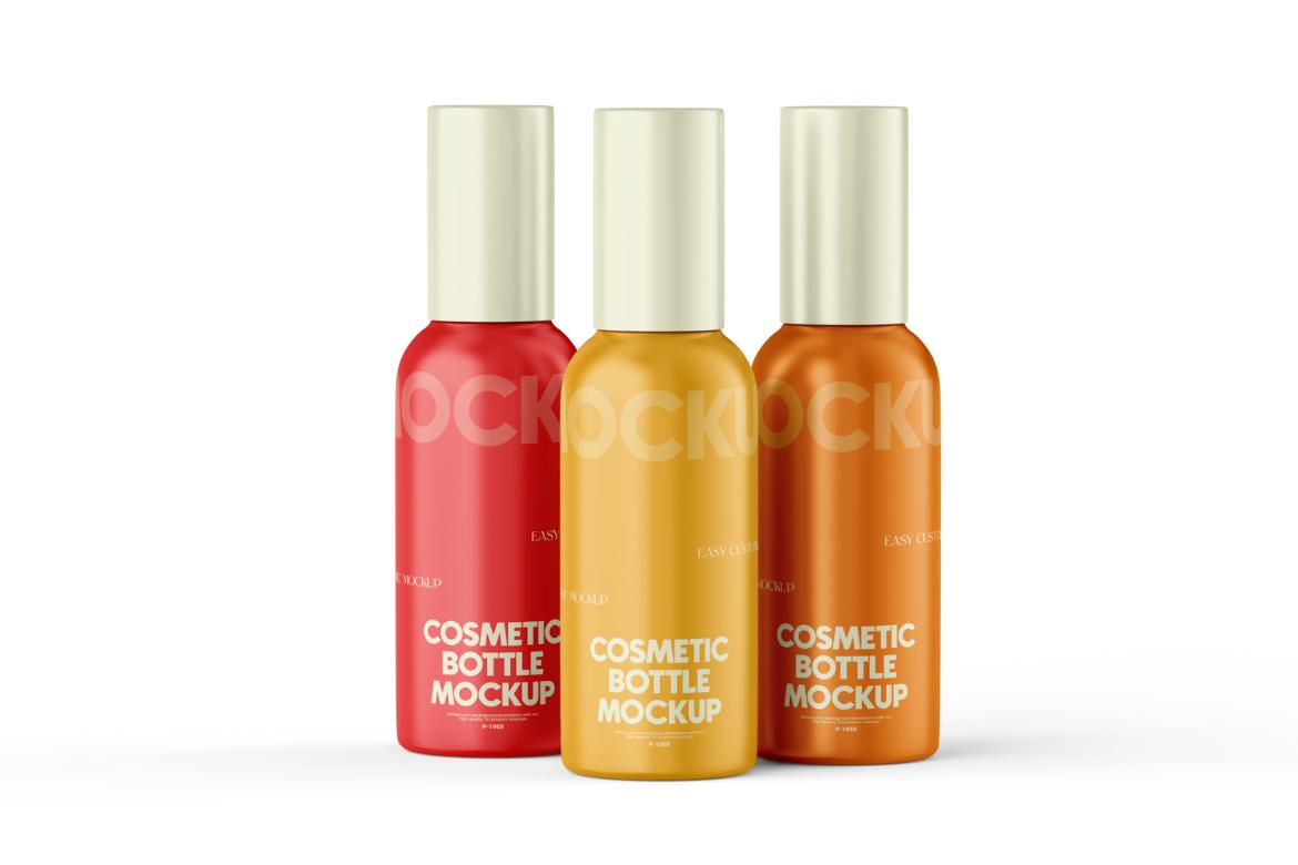 Cosmetic Bottle Mockup Set