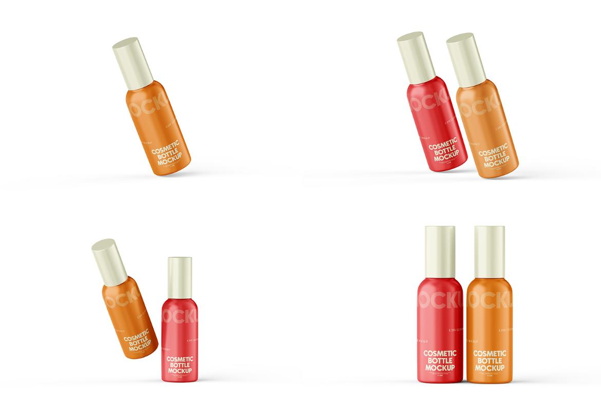 Cosmetic Bottle Mockup Set