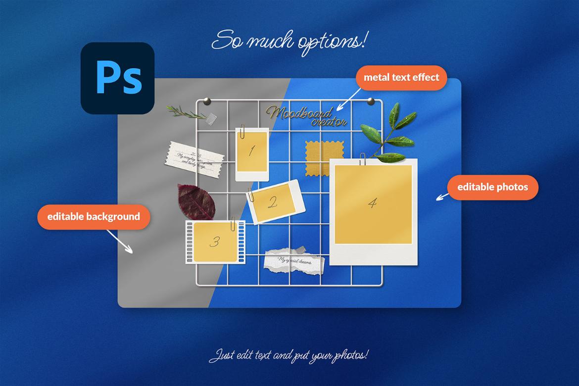 Moodboard Creator with Wall Grid