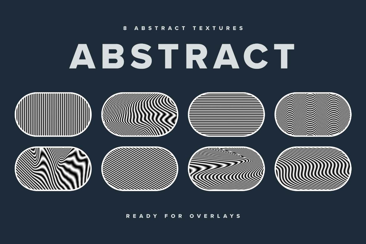Abstract Warp Line Text Effects